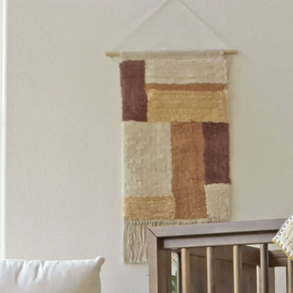 Crane Baby Kendi Boho Nursery Wall Hanging - Picture 2 of 2